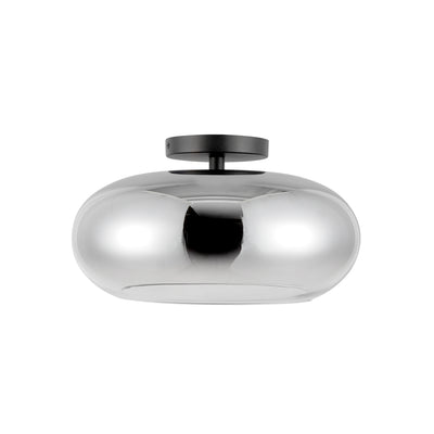 Trinity 14-in Aluminum Semi-Flush Mount