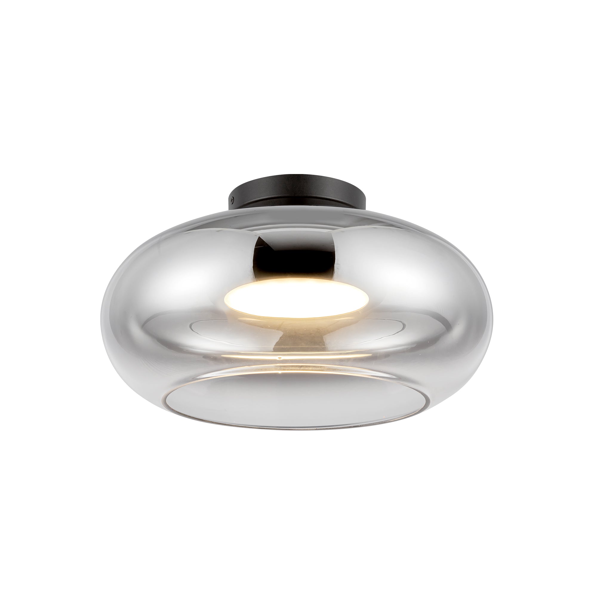 Trinity 14-in Aluminum Semi-Flush Mount
