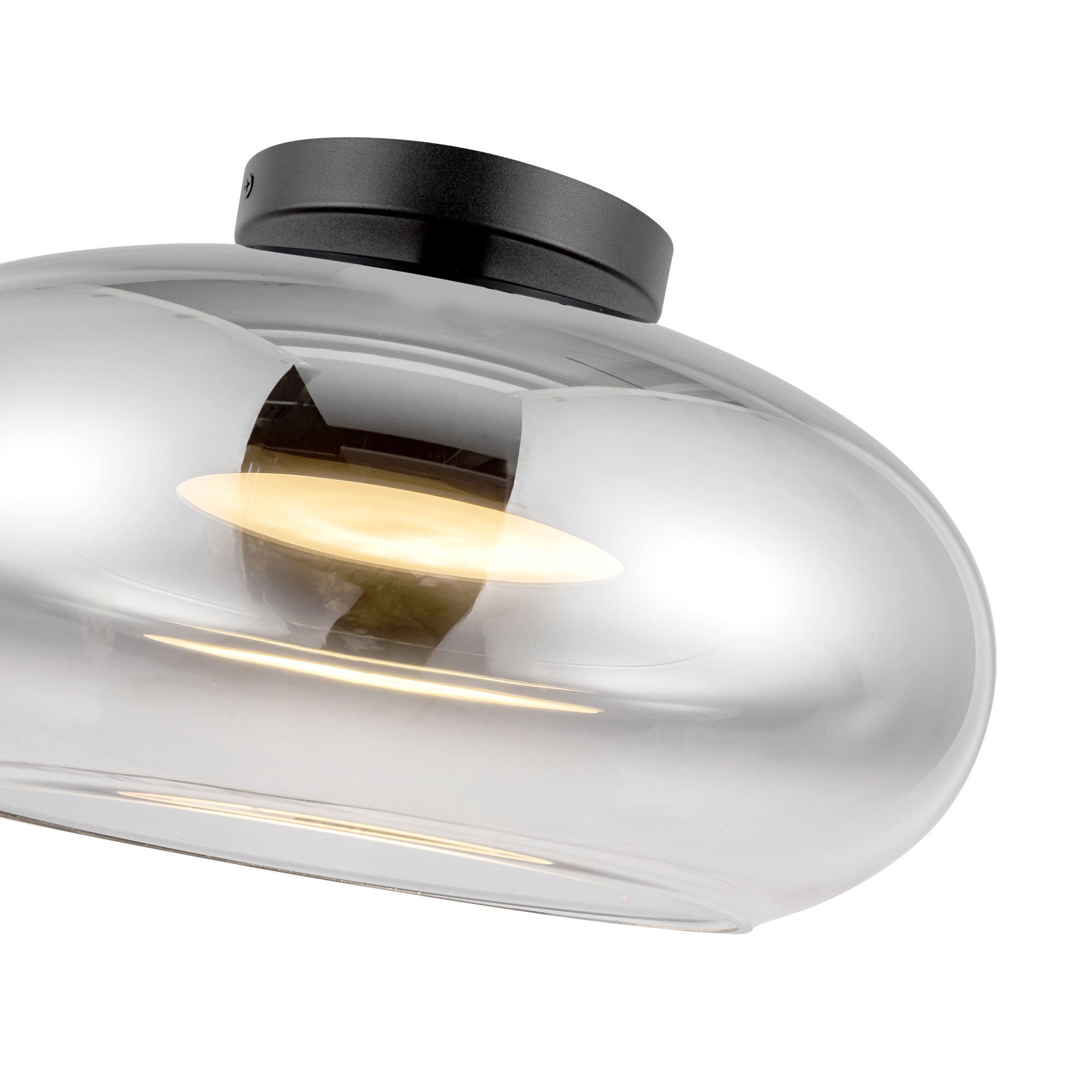 Trinity 14-in Aluminum Semi-Flush Mount