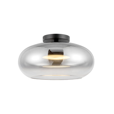 Trinity 14-in Aluminum Semi-Flush Mount
