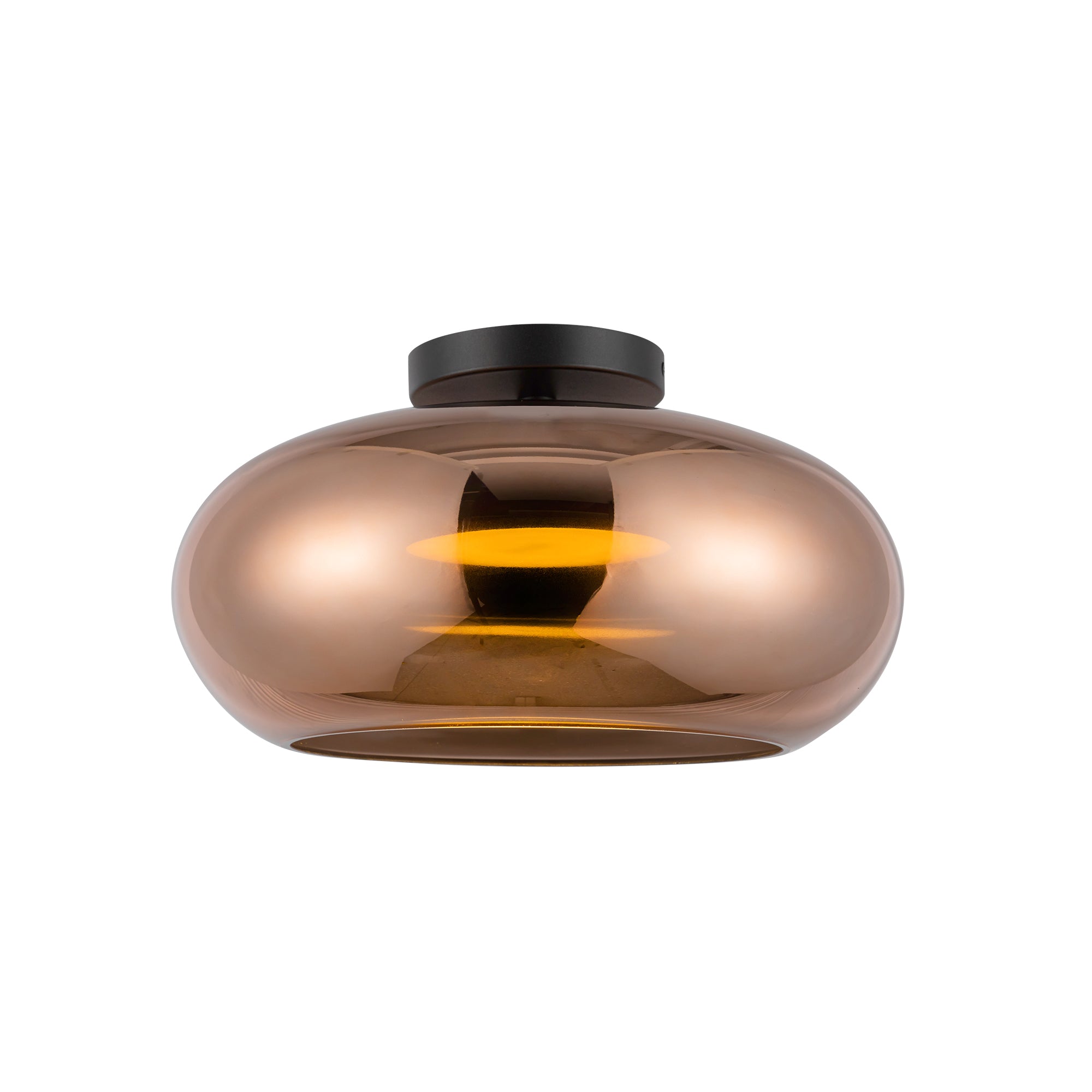 Trinity 14-in Aluminum Semi-Flush Mount