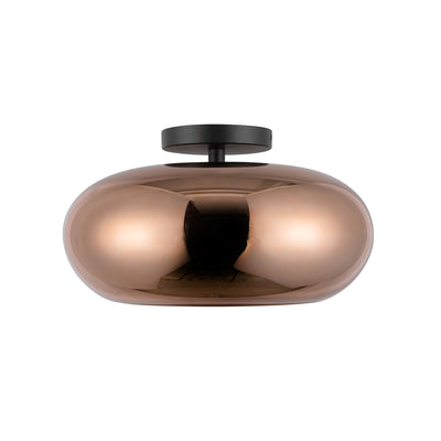 Trinity 14-in Aluminum Semi-Flush Mount