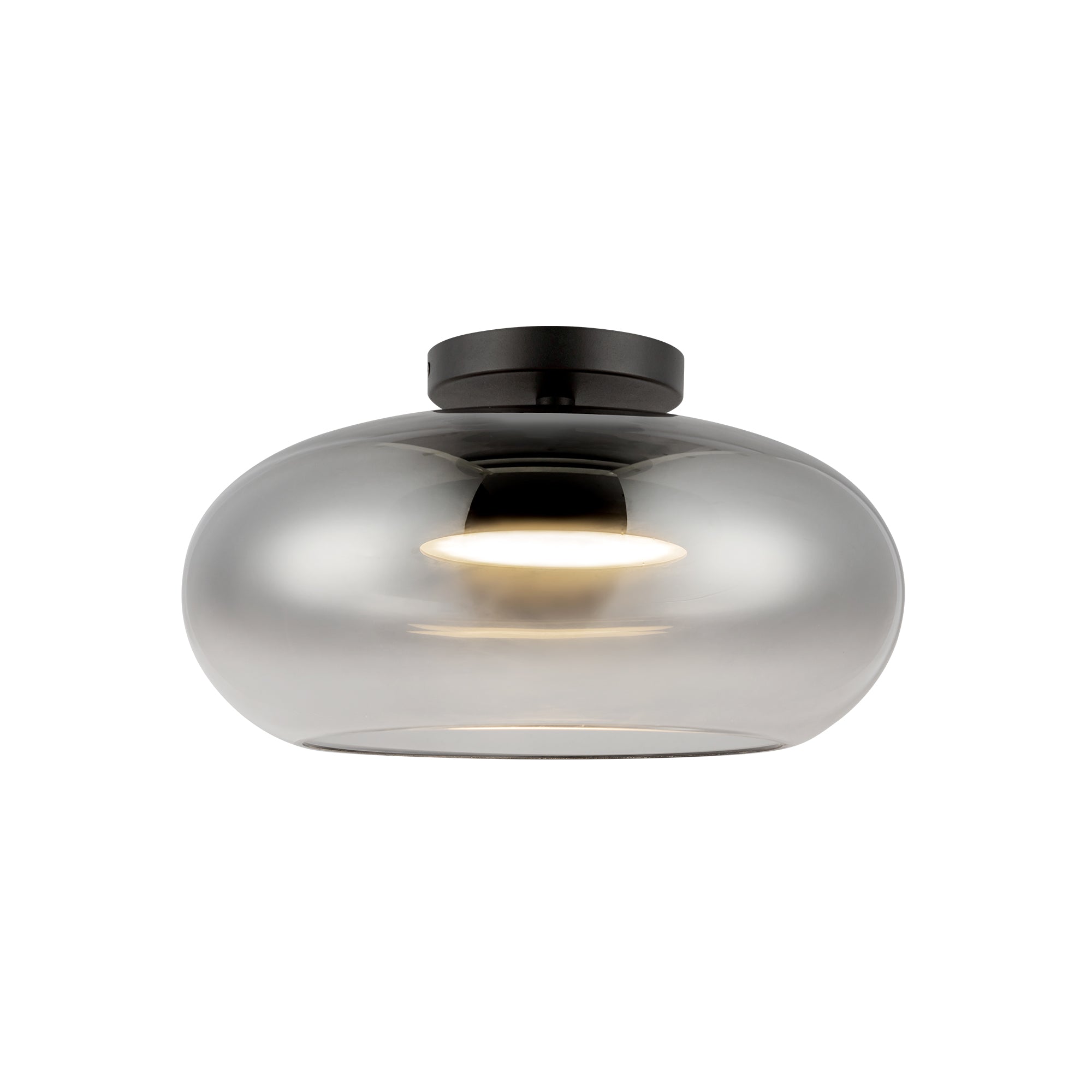 Trinity 14-in Aluminum Semi-Flush Mount