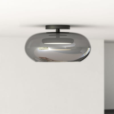 Trinity 14-in Aluminum Semi-Flush Mount