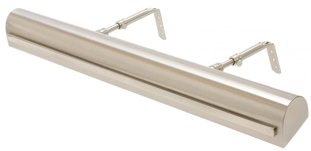 24-inch Classic Traditional Black Polished Nickel Strap Plug-In Picture Light