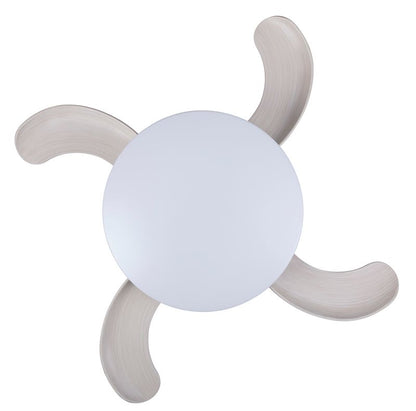 36 Inch Matte White Retractable Blade Ceiling Fan