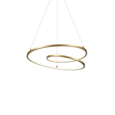 Twist 19-in Aluminum Pendant