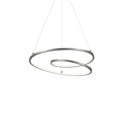 Twist 19-in Aluminum Pendant