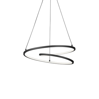 Twist 19-in Aluminum Pendant
