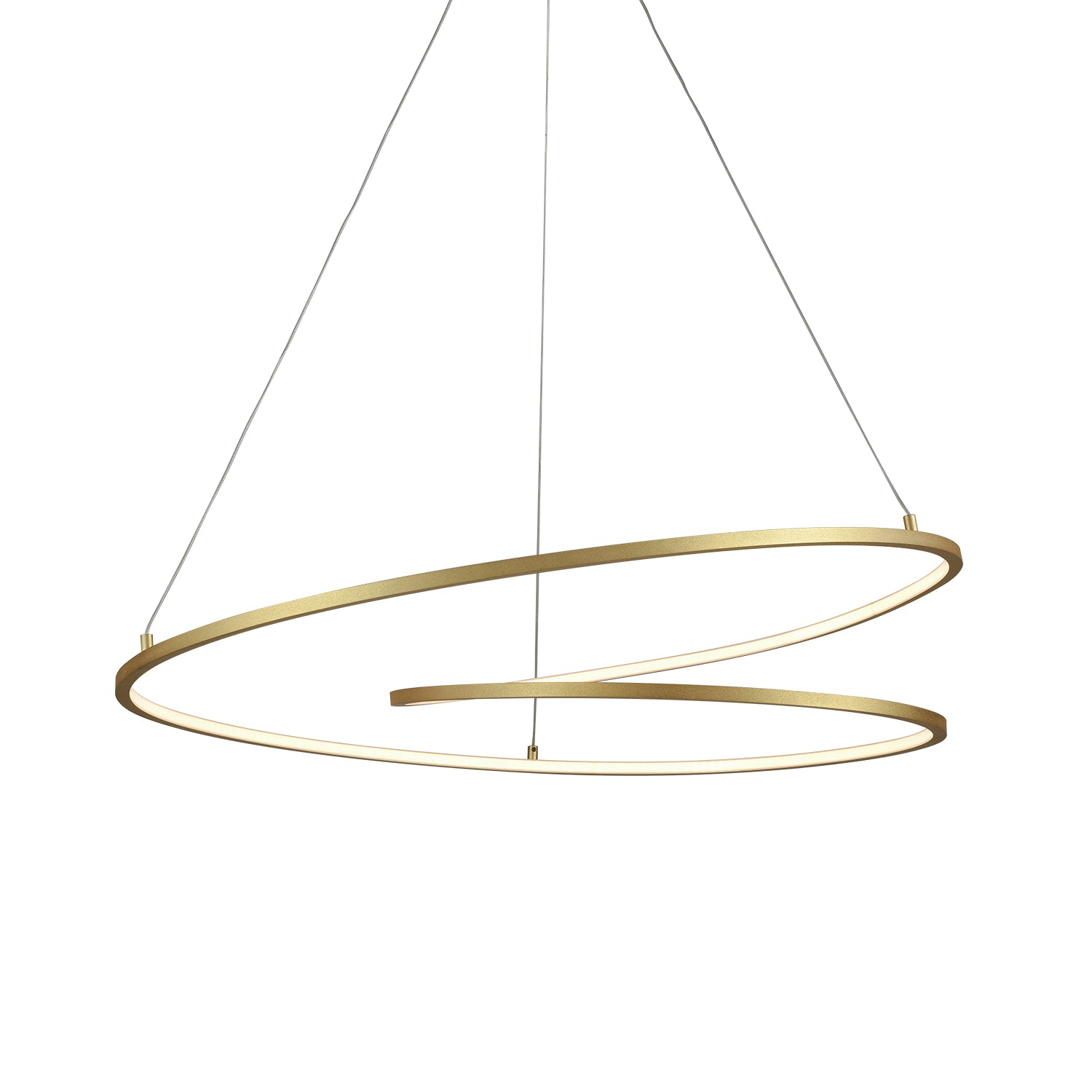 Twist 32-in Aluminum Pendant