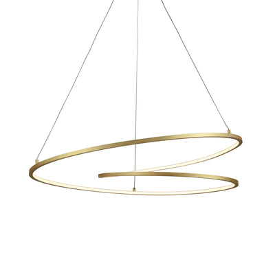 Twist 32-in Aluminum Pendant