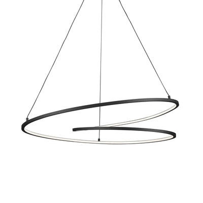 Twist 32-in Aluminum Pendant