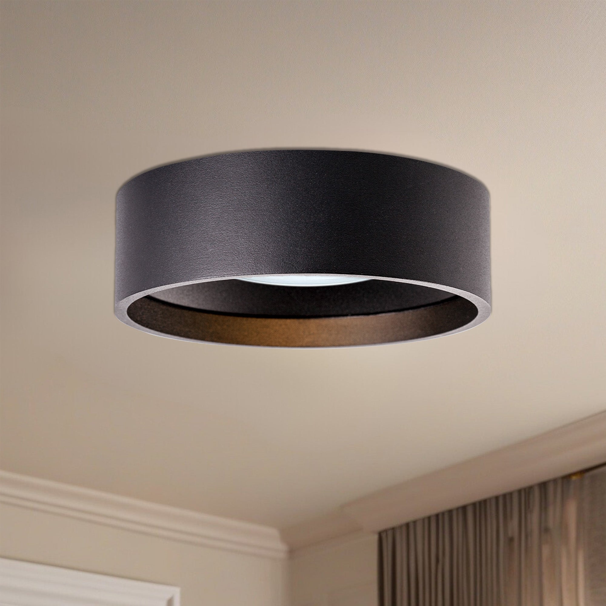 Trenton 5-in Aluminum Outdoor Flush Mount