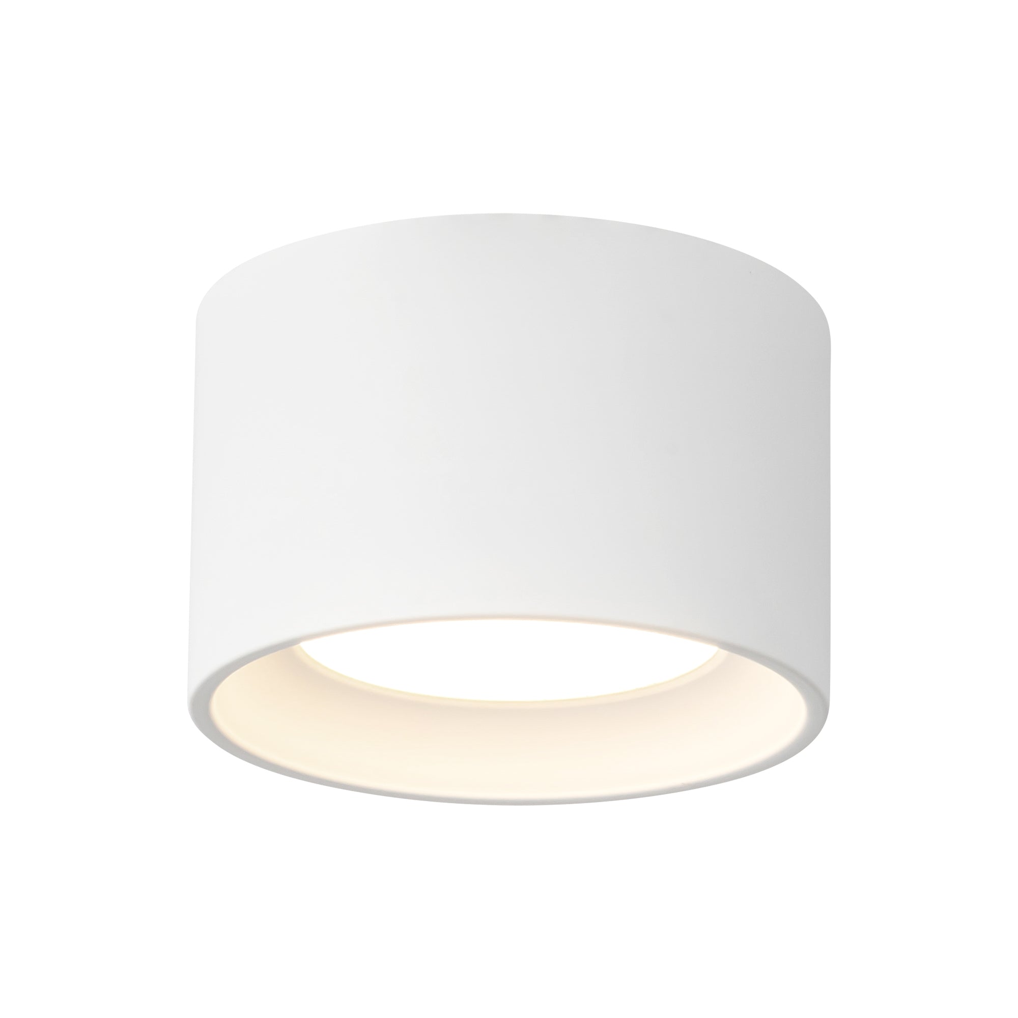 Uma 6-in Steel Semi-Flush Mount