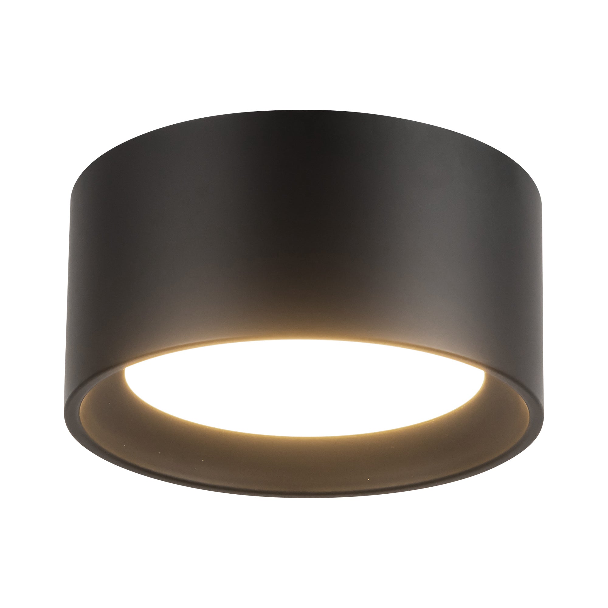 Uma 7-in Steel LED Semi-Flush Mount
