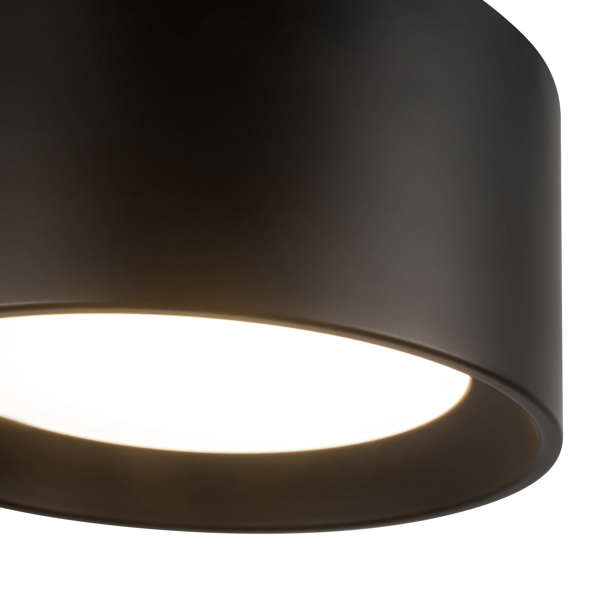 Uma 7-in Steel LED Semi-Flush Mount