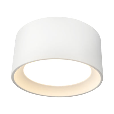 Uma 7-in Steel LED Semi-Flush Mount