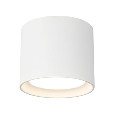 Uma 7-in Steel Semi-Flush Mount
