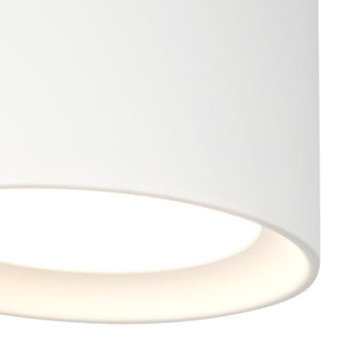 Uma 7-in Steel Semi-Flush Mount