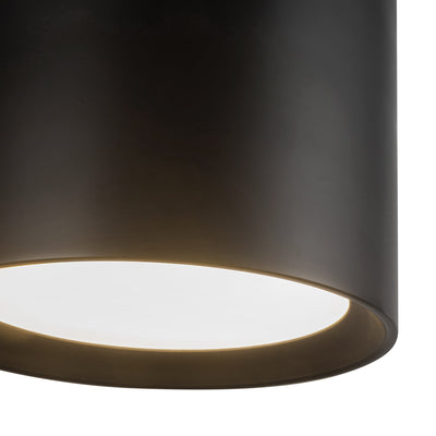 Uma 9-in Steel Semi-Flush Mount