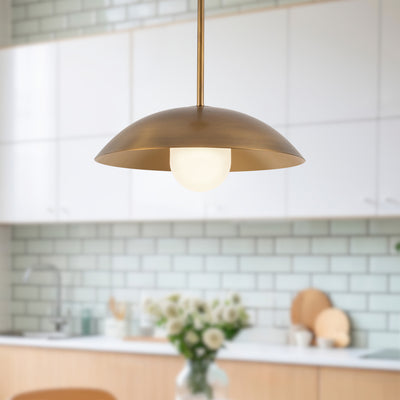 Umbra 14-in Pendant with Matte Opal Glass