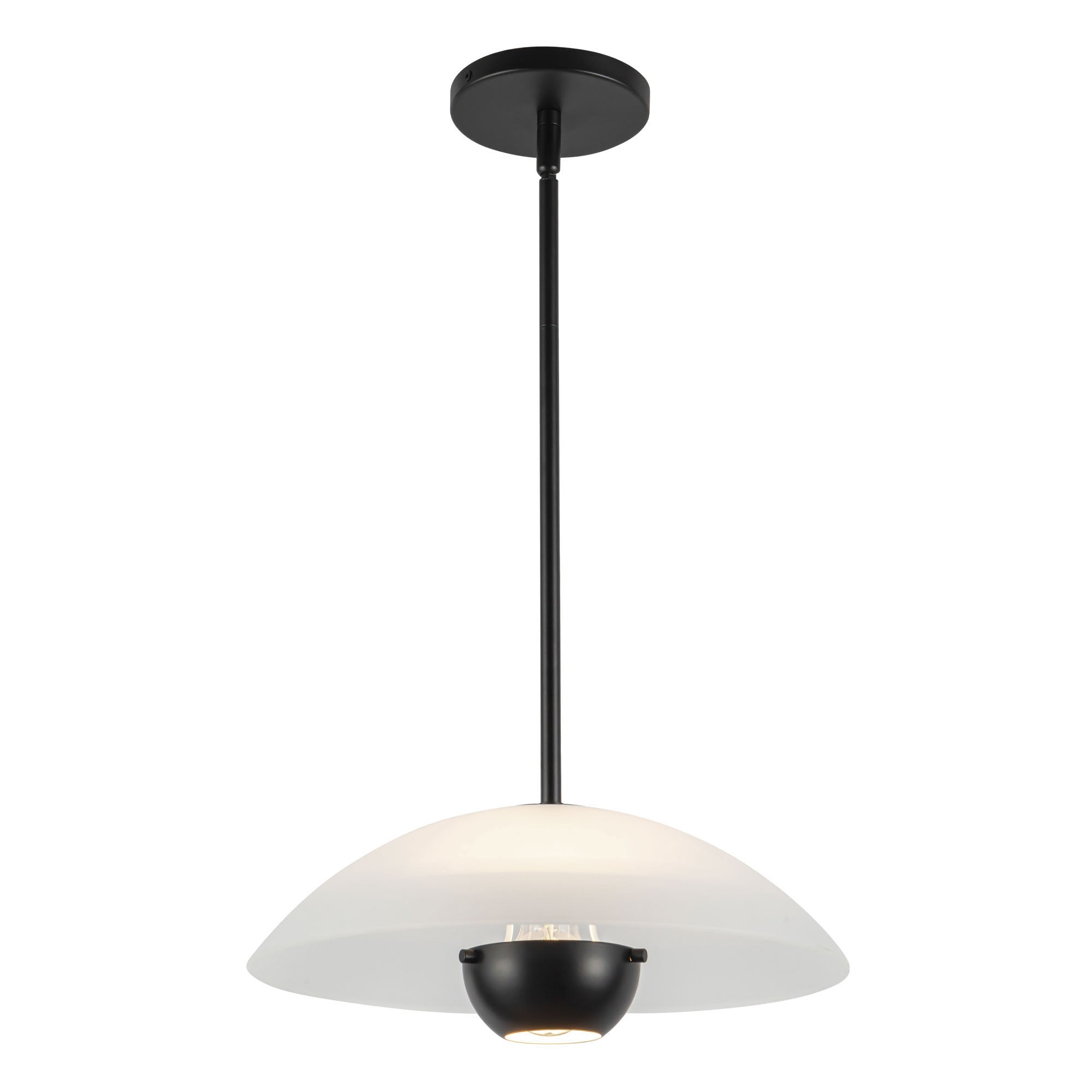 Umbra 14-in Pendant with Black Diffuser