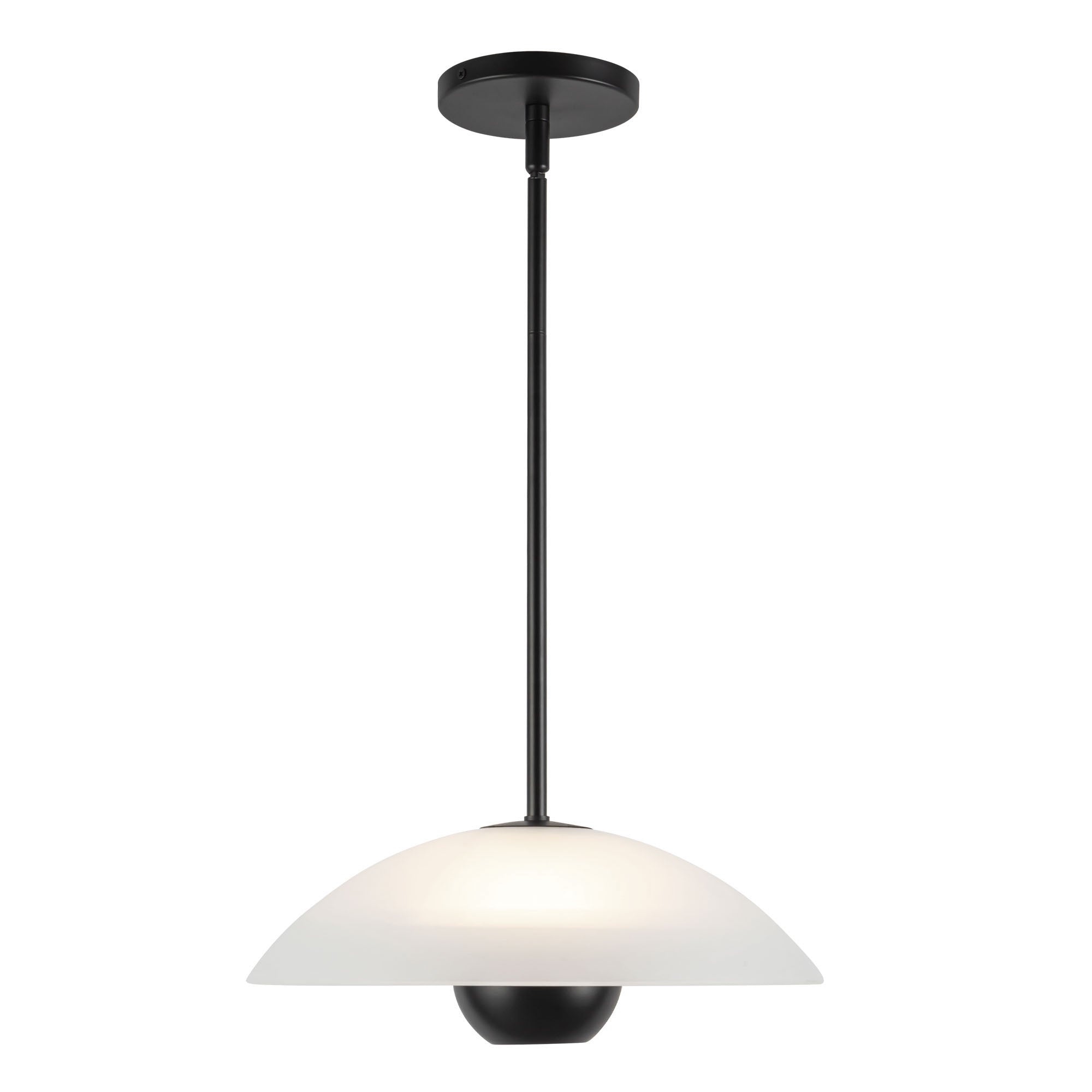 Umbra 14-in Pendant with Black Diffuser