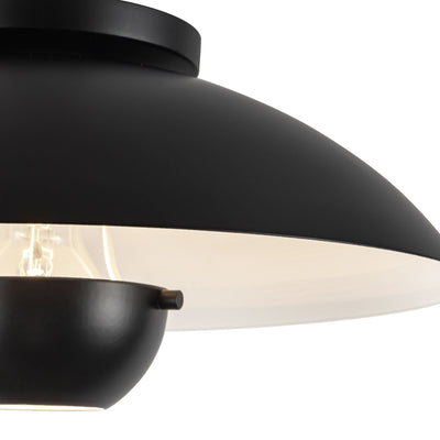 Umbra 14-in Steel Semi-Flush Mount
