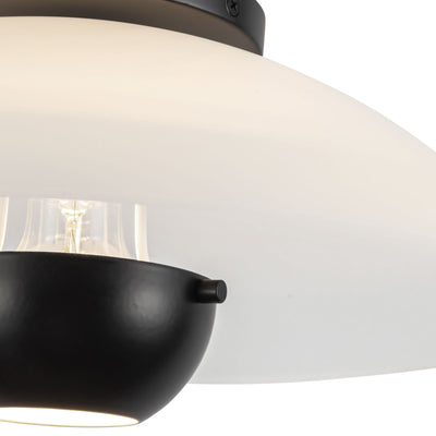 Umbra 14-in Steel Semi-Flush Mount