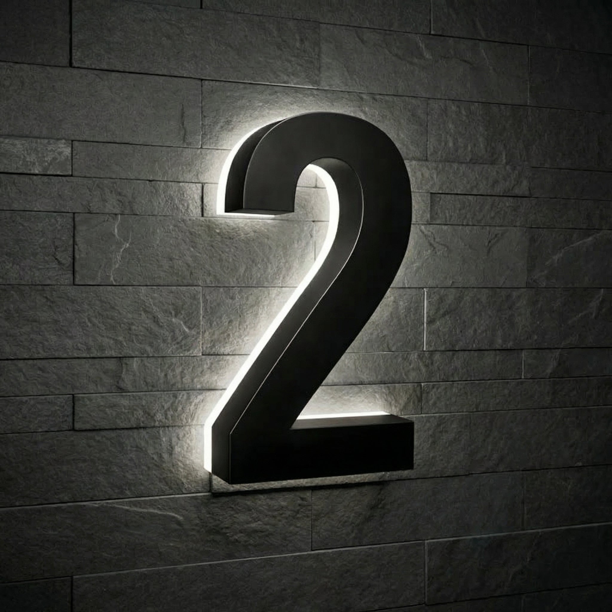 Lighted House Numbers - 5000K Illuminated