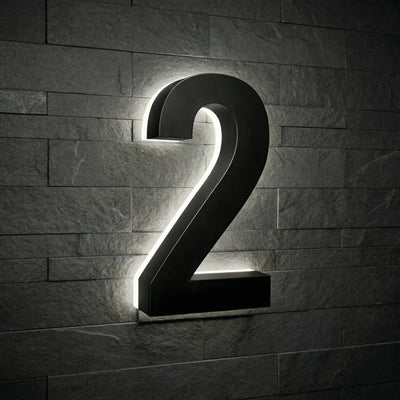 Lighted House Numbers - 5000K Illuminated