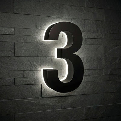 Lighted House Numbers - 5000K Illuminated