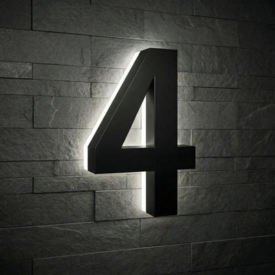 Lighted House Numbers - 5000K Illuminated
