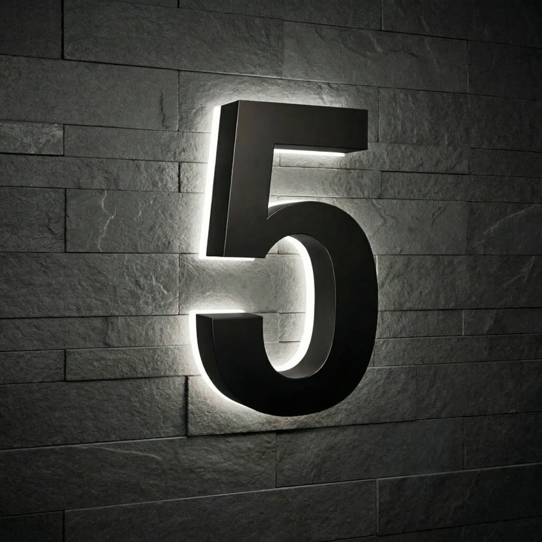 Lighted House Numbers - 5000K Illuminated