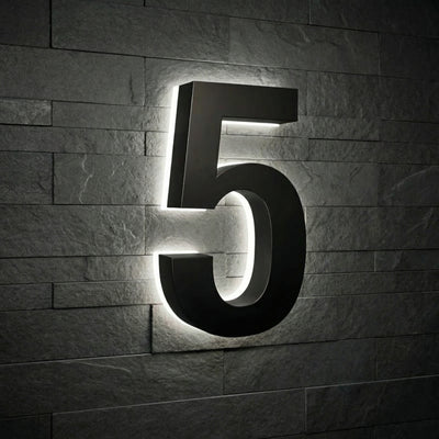 Lighted House Numbers - 5000K Illuminated