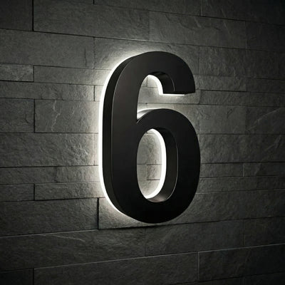 Lighted House Numbers - 5000K Illuminated