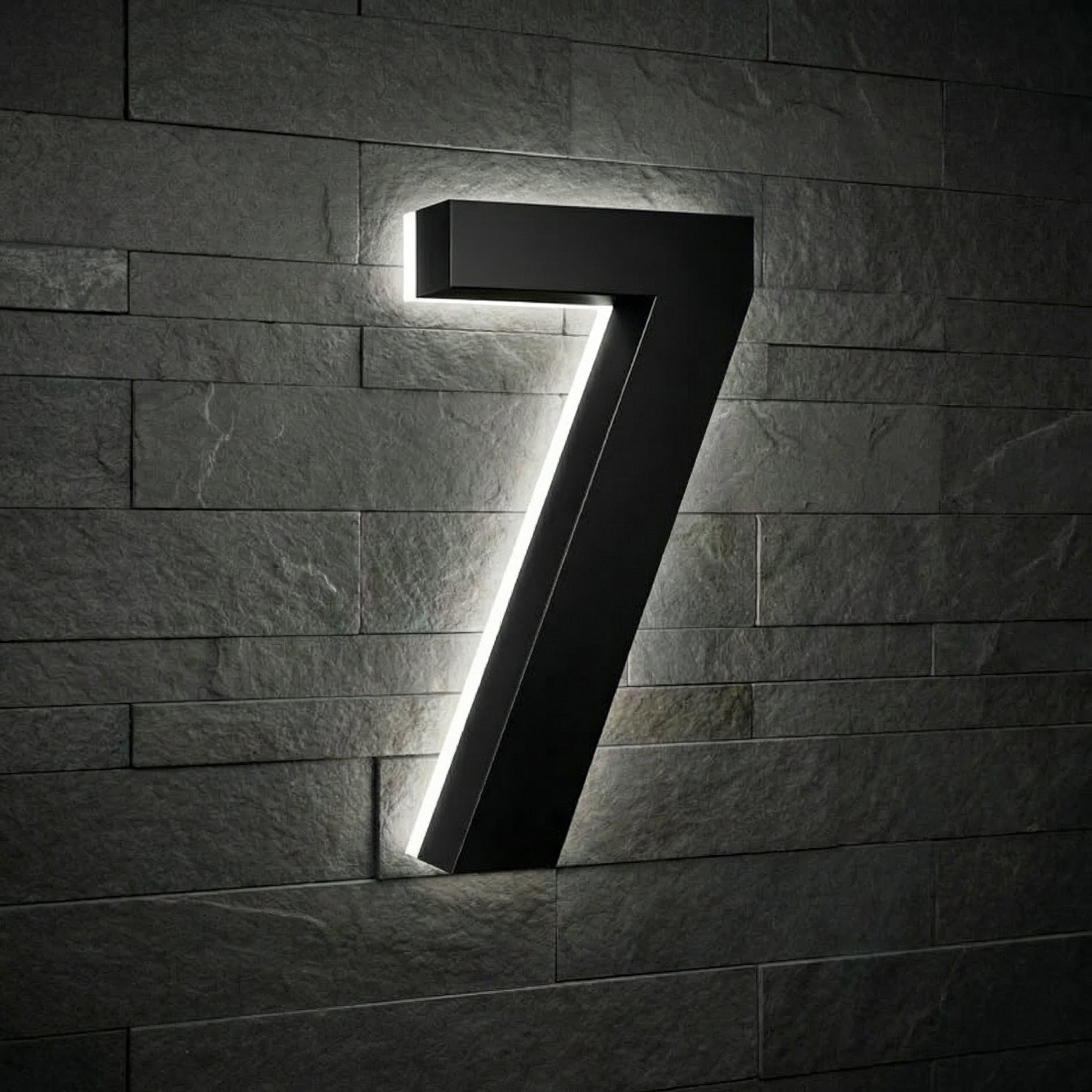 Lighted House Numbers - 5000K Illuminated