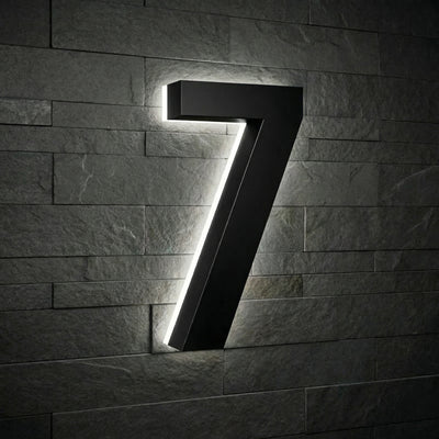 Lighted House Numbers - 5000K Illuminated