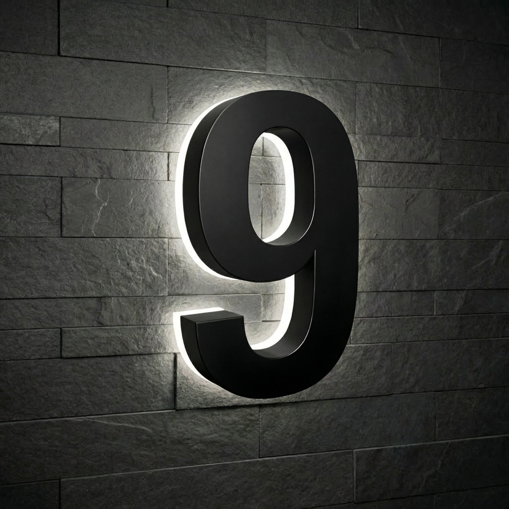 Lighted House Numbers - 5000K Illuminated