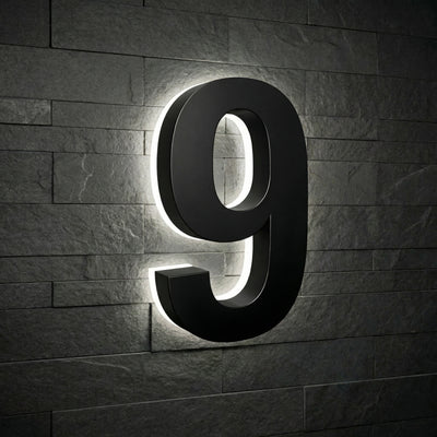 Lighted House Numbers - 5000K Illuminated
