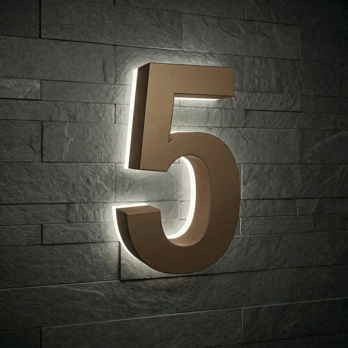 Lighted House Numbers - 5000K Illuminated