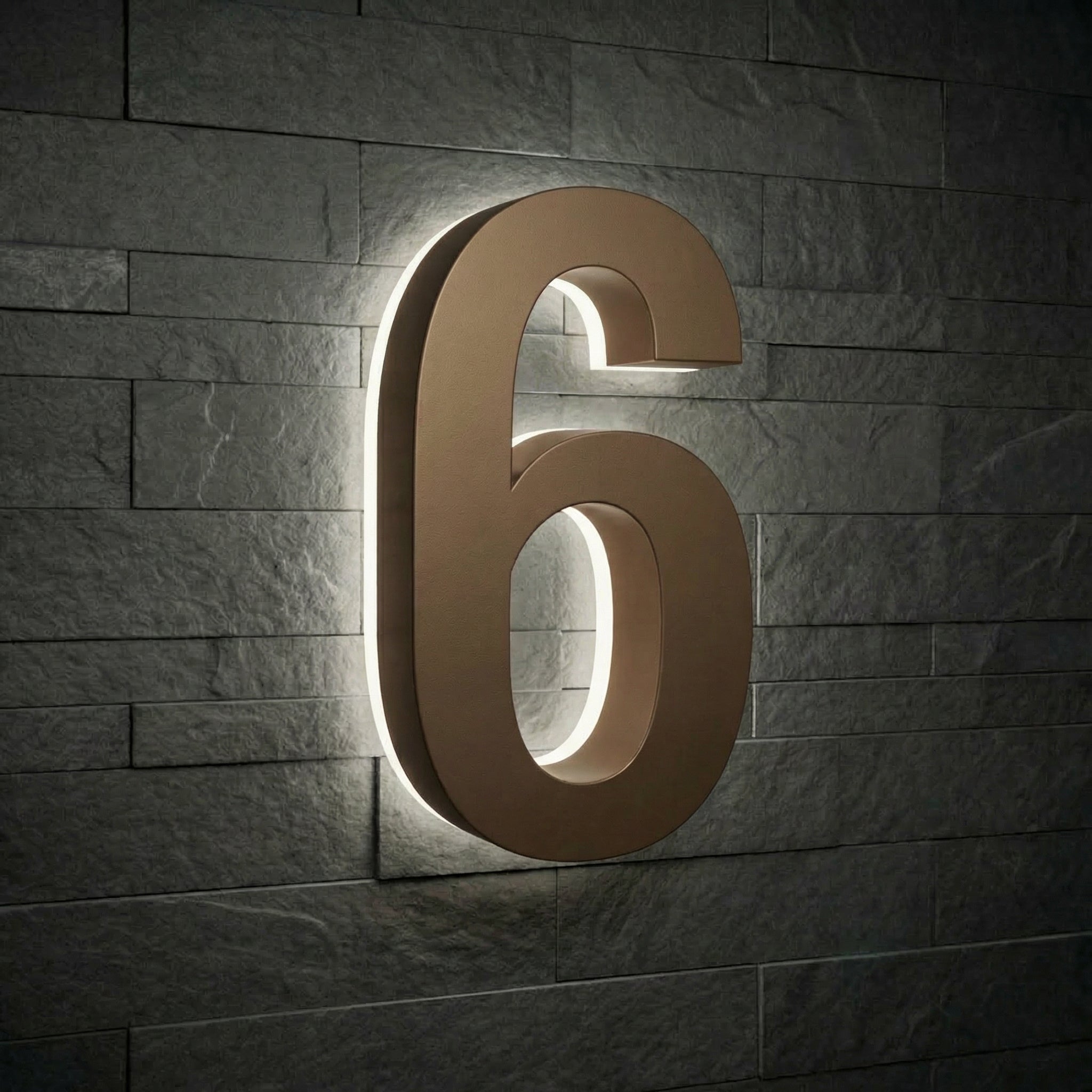 Lighted House Numbers - 5000K Illuminated