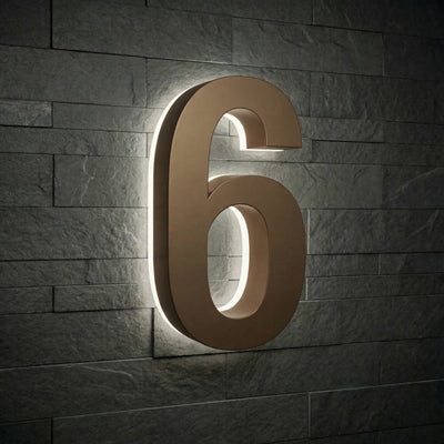 Lighted House Numbers - 5000K Illuminated