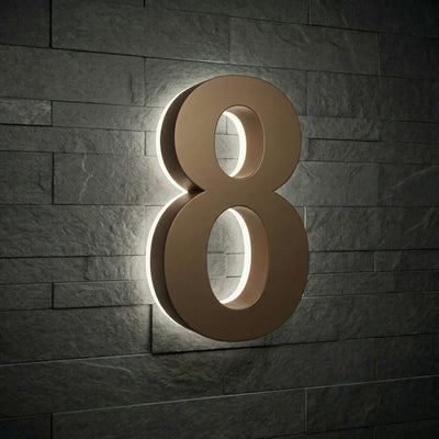 Lighted House Numbers - 5000K Illuminated