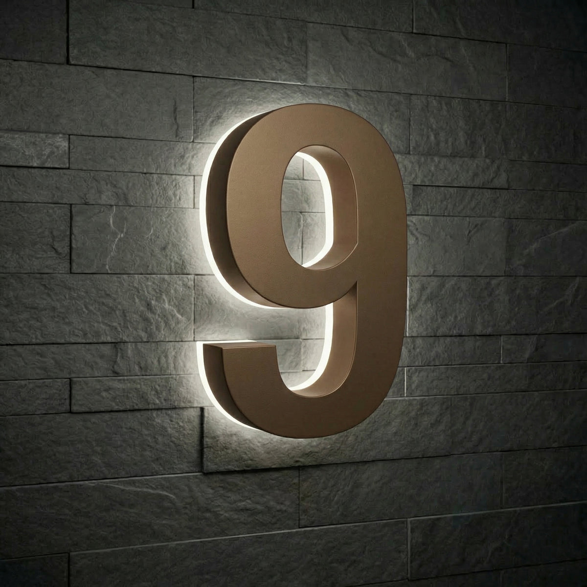 Lighted House Numbers - 5000K Illuminated