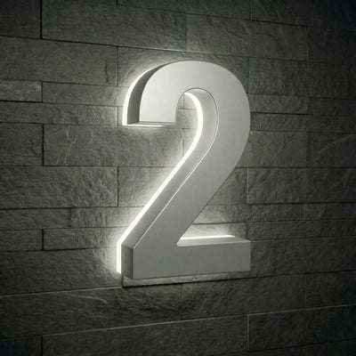 Lighted House Numbers - 5000K Illuminated