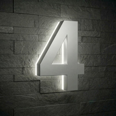 Lighted House Numbers - 5000K Illuminated
