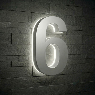 Lighted House Numbers - 5000K Illuminated