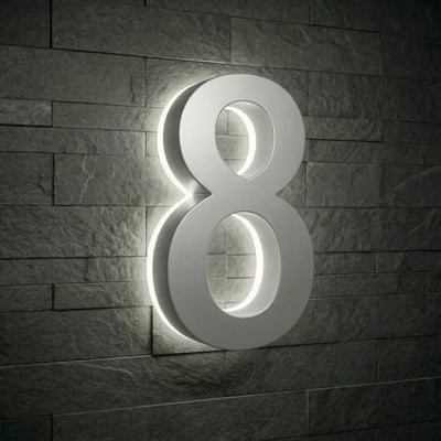 Lighted House Numbers - 5000K Illuminated