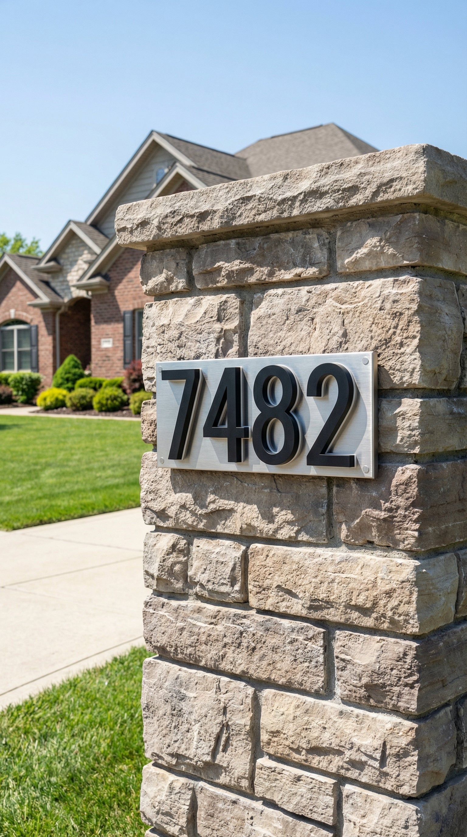 Illuminated Backlit House Numbers – Weather-Resistant LED Address Signs